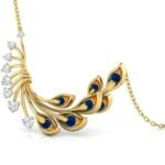 Royalty Peacock Diamond Necklace Fancy Gold Necklace