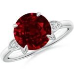 Ruby fashion ring