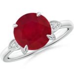 Ruby Petal Ring