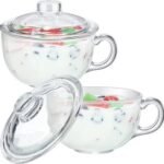 Glass Cereal Bowl With Handle