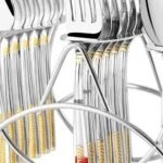 Karat Gold Plated on Handle Stainless Steel