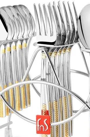 Karat Gold Plated on Handle Stainless Steel